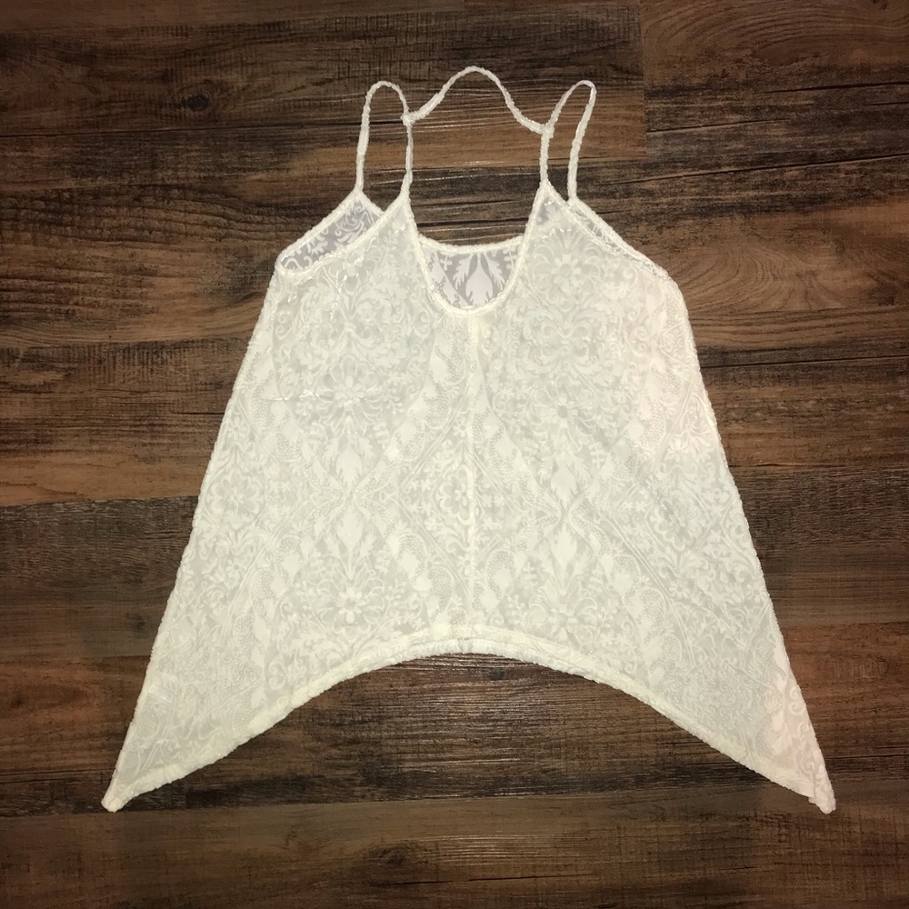 Velvet Patterned Tank Top - Picture 2 of 3